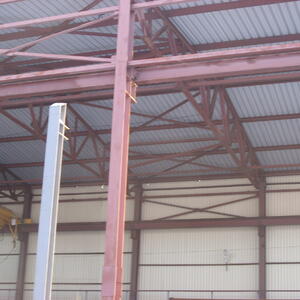 Закончены работы по производству металлоконструкций