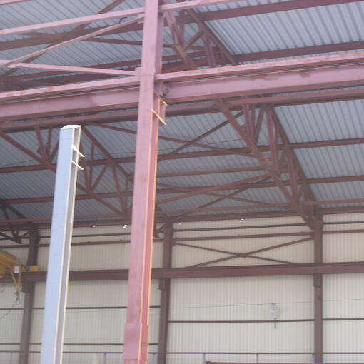 Закончены работы по производству металлоконструкций