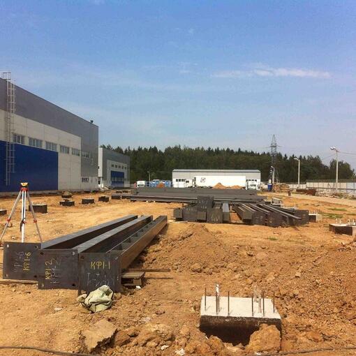 Установка фундамента