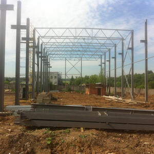 Монтаж металлоконструкций производственного здания