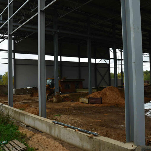 Установка сэндвич-панелей