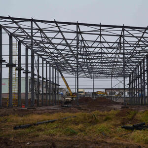 Финишные работы по монтажу металлоконструкций