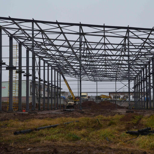 Финишные работы по монтажу металлоконструкций