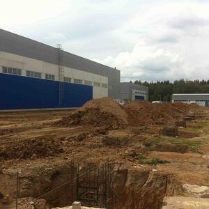 Начало работ по устройству фундаментов