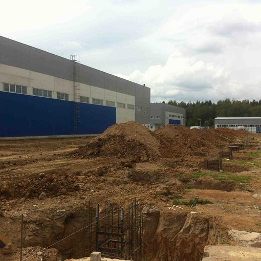 Начало работ по устройству фундаментов