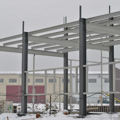 Закончен монтаж металлоконструкций